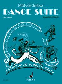 Seiber Dance Suite De Haan (clarinet & Piano) Sheet Music Songbook