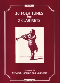 30 Folk Tunes Stewart/erskin/saunders Clarint Duet Sheet Music Songbook