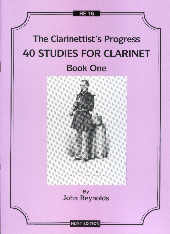 Reynolds Clarinettists Progress 40 Studies Book 1 Sheet Music Songbook