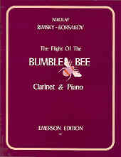Rimsky-korsakov Flight Of The Bumble Bee Clarinet Sheet Music Songbook