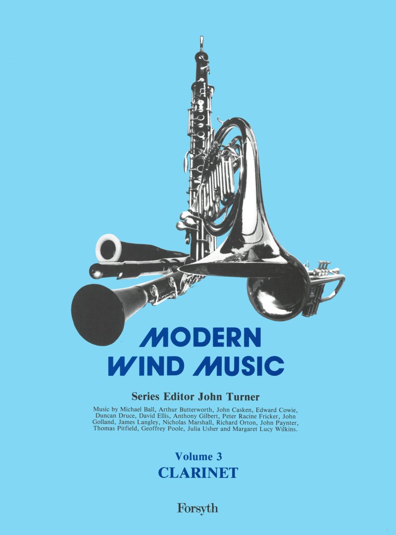Modern Wind Music Vol 3 Clarinet Turner Sheet Music Songbook