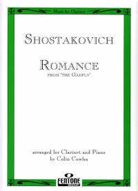 Shostakovich Romance (gadfly) Cowles Clarinet Sheet Music Songbook