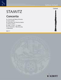 Stamitz Concerto Bb Clarinet Sheet Music Songbook