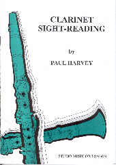 Clarinet Sight Reading Harvey Sheet Music Songbook