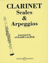 Scales & Arpeggios Clarinet Galper Sheet Music Songbook