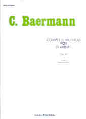Baermann Complete Method Op63 3rd Division Sheet Music Songbook