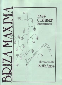 Amos Briza Maxima Bass Clarinet Solo Sheet Music Songbook