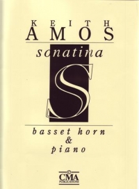 Amos Sonatina Basset Horn & Piano Sheet Music Songbook