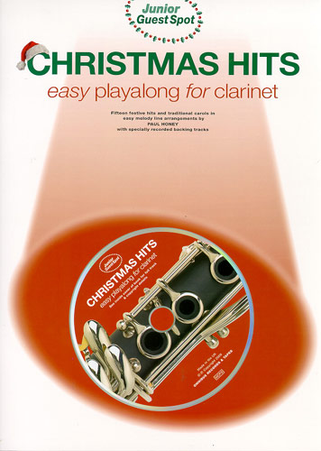 Junior Guest Spot Christmas Hits Clarinet + Cd Sheet Music Songbook
