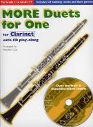 More Duets For One Clarinet Book & Cd Sheet Music Songbook
