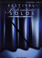 Festival Performance Solos Clarinet Vol 1 Sheet Music Songbook