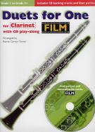 Duets For One Film Clarinet Book & Cd Sheet Music Songbook