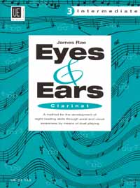 Eyes & Ears 3 Intermediate Clarinet Rae Sheet Music Songbook