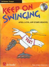 Keep On Swinging Clarinet/trumpet Book & Cd Sheet Music Songbook
