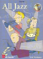 All Jazz Clarinet Veldkamp Book & Cd Sheet Music Songbook