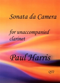 Harris Sonata Da Camera Unaccompanied Clarinet Sheet Music Songbook