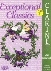 Exceptional Classics Clarinet Book & Cd Sheet Music Songbook
