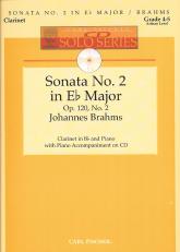 Brahms Sonata Op120 No2 Eb Clarinet Cd Solo Series Sheet Music Songbook