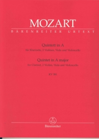 Mozart Clarinet Quintet A Maj Set Of Parts Sheet Music Songbook