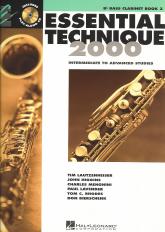 Essential Technique 2000 Book 3 Bass Clarinet + Cd Sheet Music Songbook