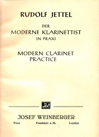 Jettel Modern Clarinet Practice Book 2 Sheet Music Songbook