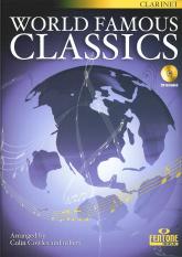 World Famous Classics Clarinet Book & Cd Sheet Music Songbook