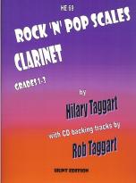 Rock & Pop Scales (inc Free Cd) Taggart Clarinet Sheet Music Songbook