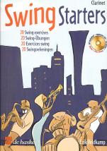 Swing Starters Clarinet Veldkamp Book & Cd Sheet Music Songbook