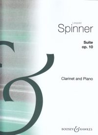 Spinner Suite Clarinet & Piano Sheet Music Songbook
