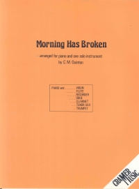 Quinton Morning Has Broken Clarinet & Piano Sheet Music Songbook