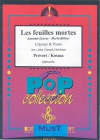 Kosma Autumn Leaves Clarinet & Piano Sheet Music Songbook