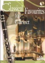 Classical Favourites Clarinet Book & Cd Sheet Music Songbook