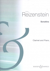 Reizenstein Sonatina For Clarinet & Piano Sheet Music Songbook