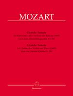 Mozart Grande Sonate Quintet K581 A Clarinet Sheet Music Songbook