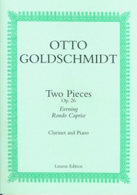 Goldschmidt Evening & Ronde Caprice Clarinet Sheet Music Songbook