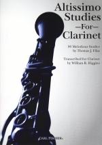 Altissimo Studies For Clarinet Filas/higgins Sheet Music Songbook