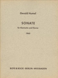 Humel Sonata Clarinet Sheet Music Songbook
