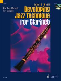 Developing Jazz Technique Clarinet Oneill Bk & Cd Sheet Music Songbook