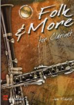 Folk & More Clarinet Michailov Book & Cd Sheet Music Songbook