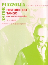 Piazzolla Histoire Du Tango Clarinet Quartet Sheet Music Songbook