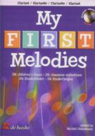 My First Melodies Clarinet Oldenkamp Book & Cd Sheet Music Songbook
