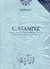 Stamitz Concerto No 3 Bb Clarinet/pf Bk/cd Dowani Sheet Music Songbook