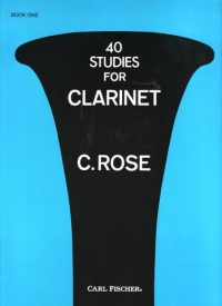 Rose 40 Studies For Clarinet Book 1 Sheet Music Songbook
