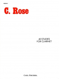 Rose 40 Studies For Clarinet Book 2 Sheet Music Songbook