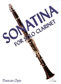 Opie Sonatina Solo Clarinet Sheet Music Songbook