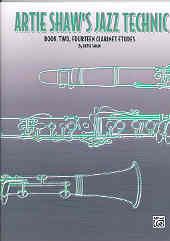 Artie Shaw Jazz Technic Book 2 14 Clarinet Etudes Sheet Music Songbook
