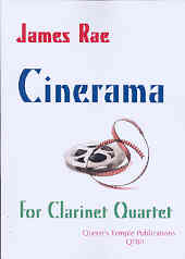 Rae Cinerama Clarinet Quartet Sheet Music Songbook