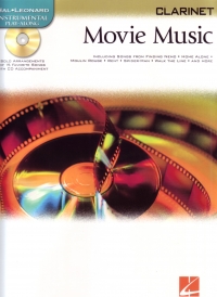 Movie Music Instrumental Play-along Clarinet + Cd Sheet Music Songbook