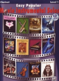 Easy Popular Movie Instrumental Solos Clarinet/cd Sheet Music Songbook