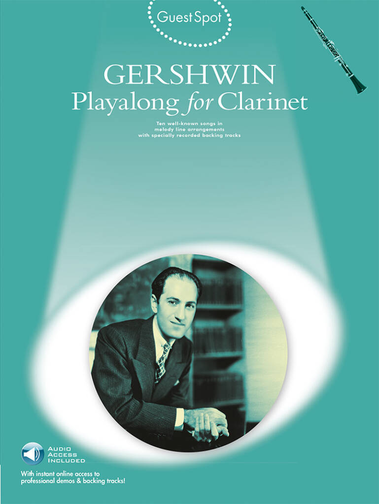 Guest Spot Gershwin Clarinet Book & Cd Sheet Music Songbook